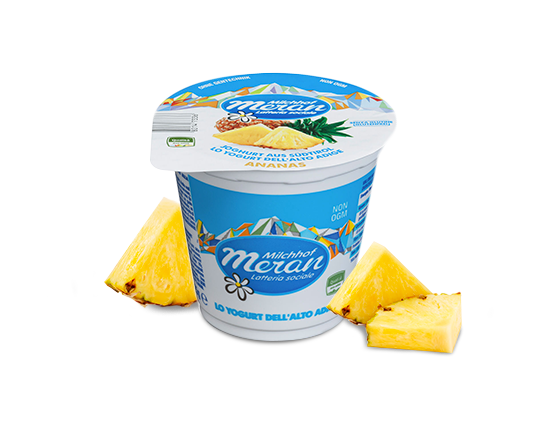 Yogurt classico all&#39;ananas