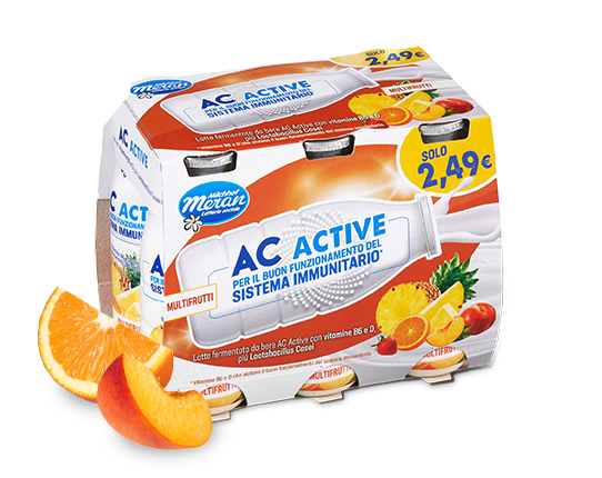 AC active multifrucht – probiotischer trinkjoghurt