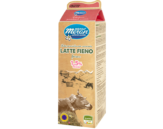 Latte fieno fresco 1,5% grassi